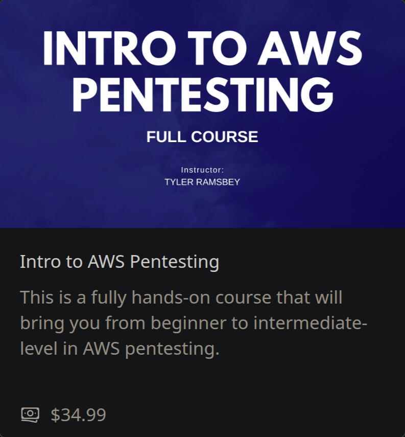 Intro to AWS Pentesting
